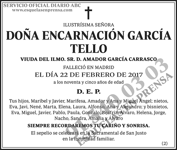Encarnación García Tello